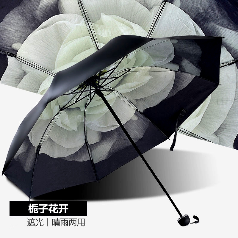 雨傘 折疊晴雨兩用韓國學生韓版女神男女超大小清新簡約復古傘