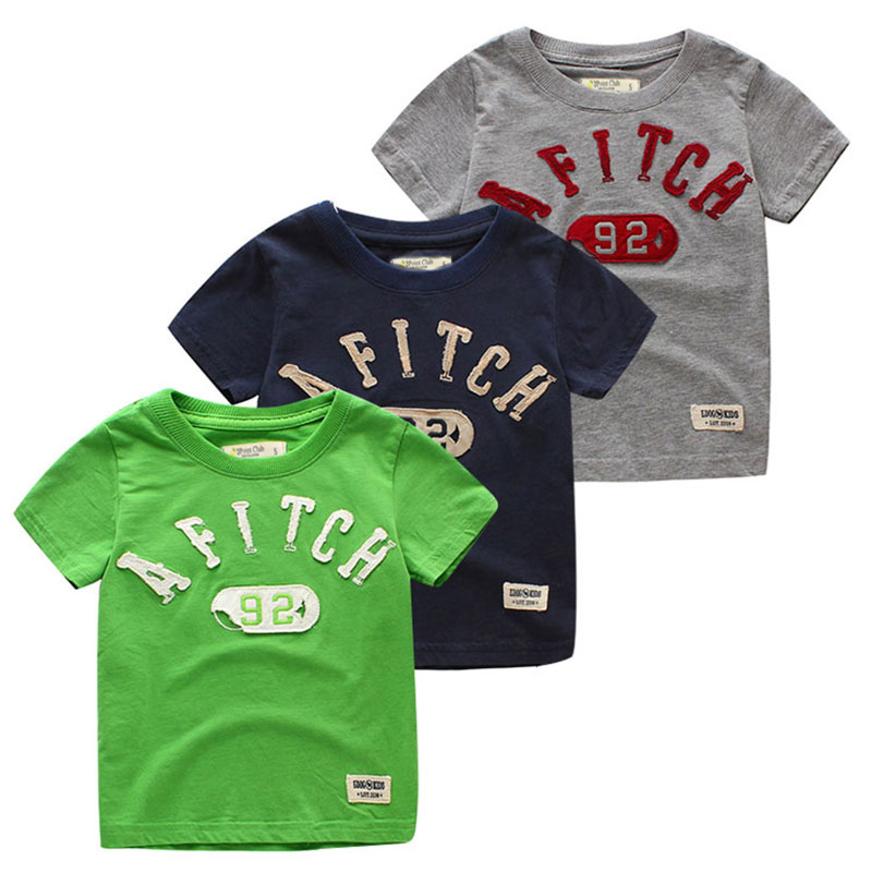 寶寶短袖T恤 夏裝韓版新款男童童裝兒童字母打底衫tx-5491